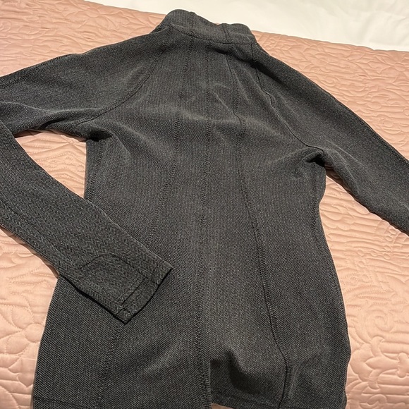 Athleta Herringbone Zip-Up Sweatshirt - Picture 3 of 7